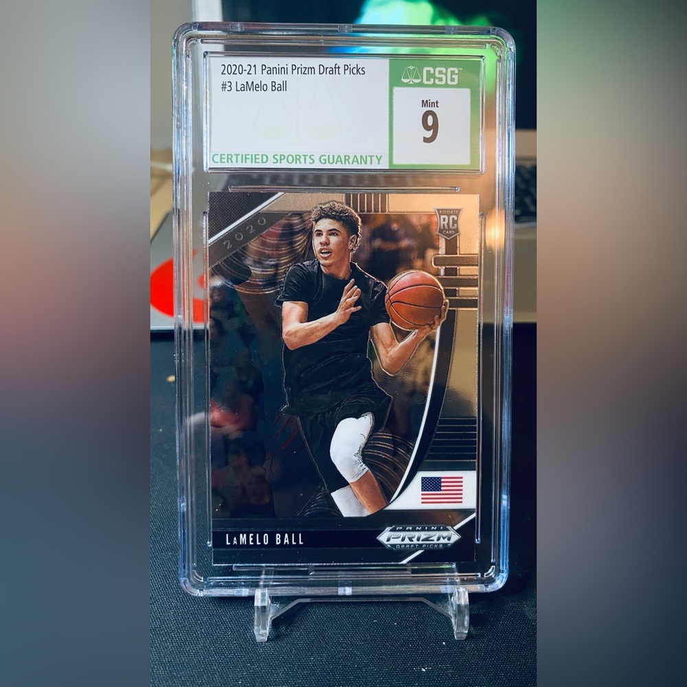 2020-21 Panini Prizm Draft Picks LaMelo Ball RC Rookie CSG 9 #3